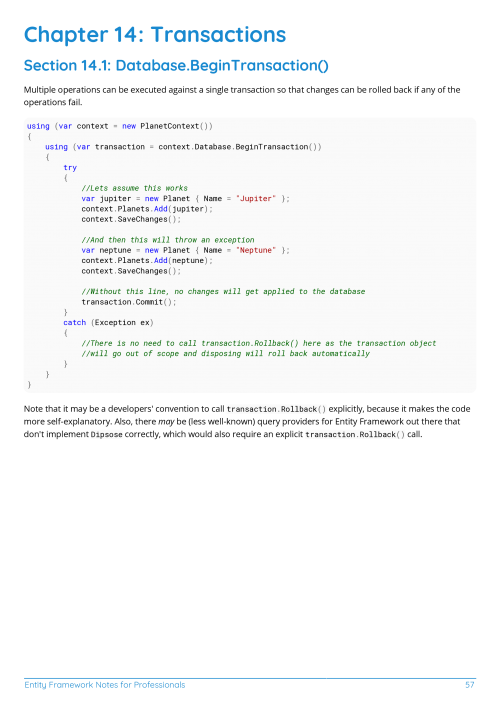 Entity Framework Example Page 3