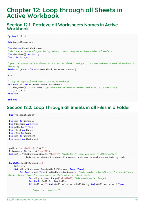 Excel® VBA Example Page 3