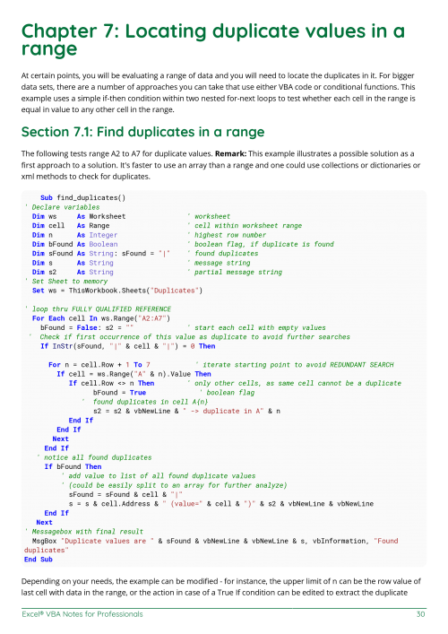 Excel® VBA Example Page 4