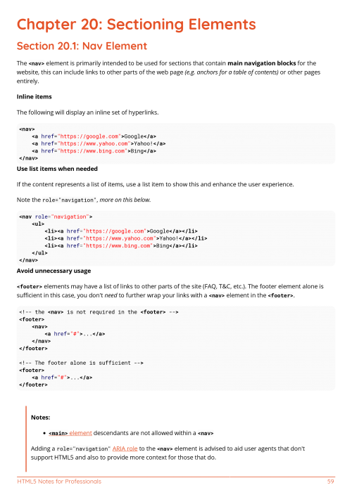 HTML5 Example Page 3