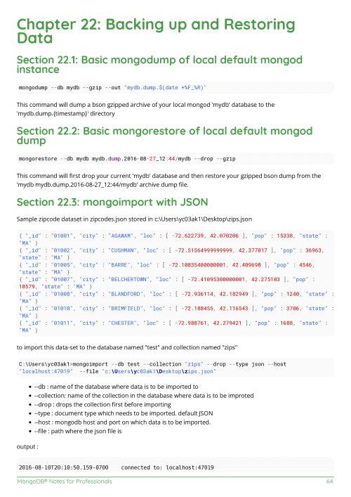 MongoDB® Example Page 4