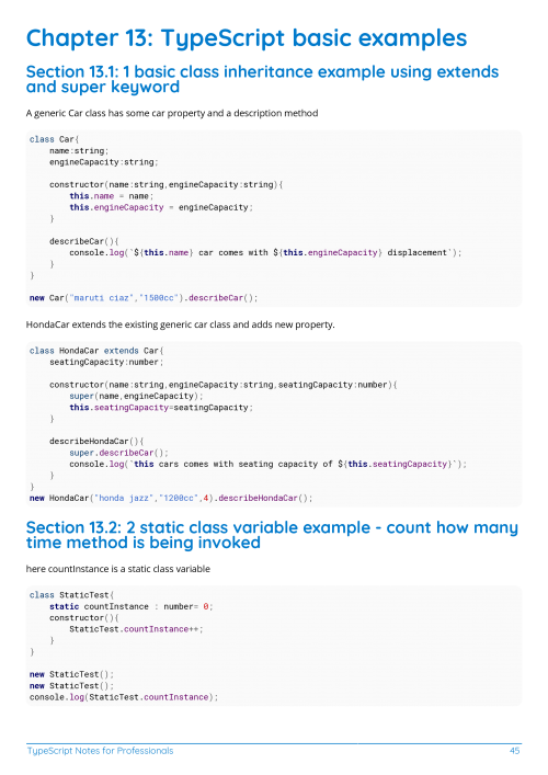 TypeScript Example Page 3
